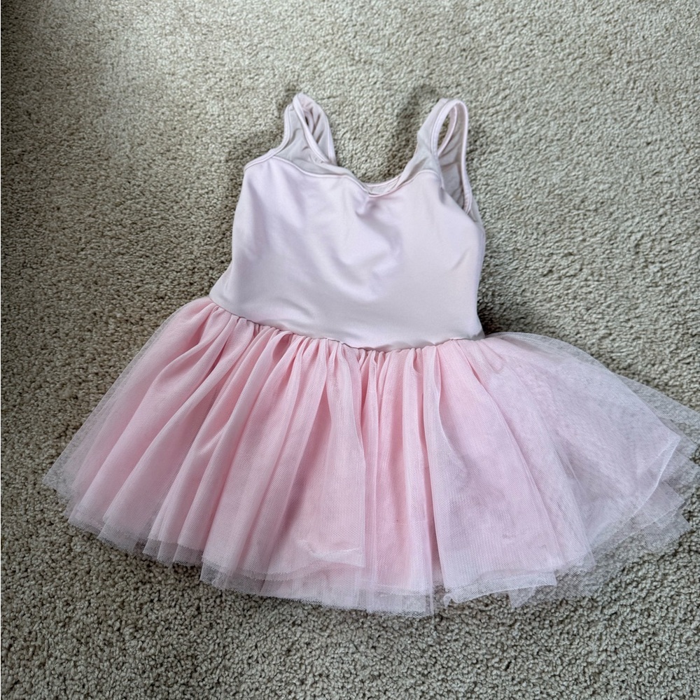 Girl pink ballet dress age 6-7